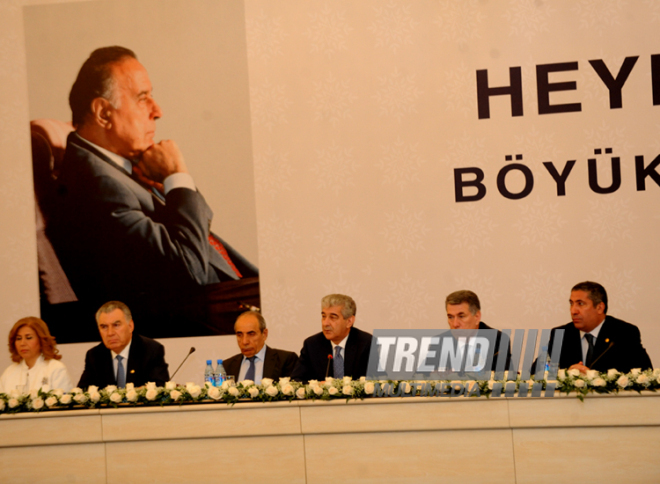 Conference on the topic 'Heydar Aliyev: a great Azerbaijani'. Baku, Azerbaijan, May 06, 2013