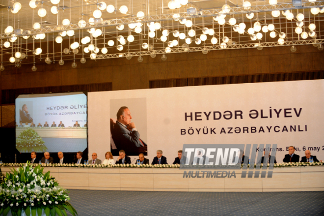 Conference on the topic 'Heydar Aliyev: a great Azerbaijani'. Baku, Azerbaijan, May 06, 2013