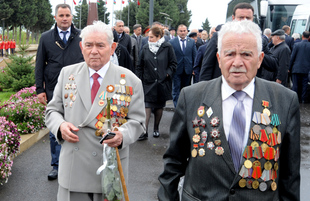 Azerbaijan marks Day of Victory over Fascism. Baku, Azerbaijan, May 09, 2013 