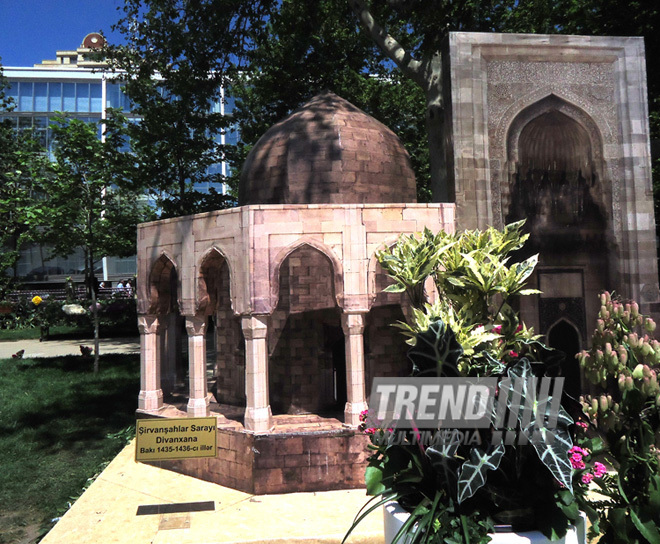 Flower festival in Baku. Baku, Azerbaijan, May 10, 2013