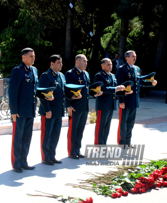 Azerbaijan's public marks 90th birthday of National Leader Heydar Aliyev. Baku, Azerbaijan, May 10, 2013 