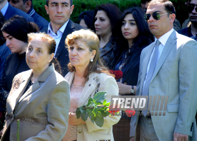 Azerbaijan's public marks 90th birthday of National Leader Heydar Aliyev. Baku, Azerbaijan, May 10, 2013 