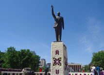 Flower festival in Baku. Baku, Azerbaijan, May 10, 2013