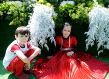 Flower festival in Baku. Baku, Azerbaijan, May 10, 2013