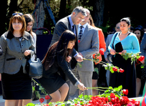 Azerbaijan's public marks 90th birthday of National Leader Heydar Aliyev. Baku, Azerbaijan, May 10, 2013