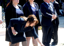 Azerbaijan's public marks 90th birthday of National Leader Heydar Aliyev. Baku, Azerbaijan, May 10, 2013