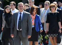 Azerbaijan's public marks 90th birthday of National Leader Heydar Aliyev. Baku, Azerbaijan, May 10, 2013