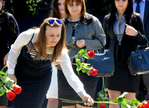 Azerbaijan's public marks 90th birthday of National Leader Heydar Aliyev. Baku, Azerbaijan, May 10, 2013