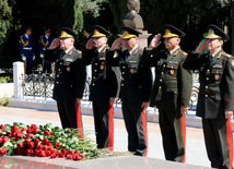 Azerbaijan's public marks 90th birthday of National Leader Heydar Aliyev. Baku, Azerbaijan, May 10, 2013