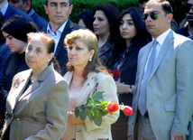 Azerbaijan's public marks 90th birthday of National Leader Heydar Aliyev. Baku, Azerbaijan, May 10, 2013