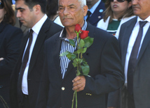 Azerbaijan's public marks 90th birthday of National Leader Heydar Aliyev. Baku, Azerbaijan, May 10, 2013