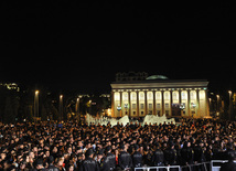 A gala concert and grandios fireworks display held in the National Park. Baku, Azerbaijan, May 10, 2013