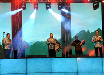 A gala concert and grandios fireworks display held in the National Park. Baku, Azerbaijan, May 10, 2013