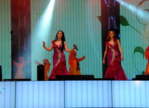 A gala concert and grandios fireworks display held in the National Park. Baku, Azerbaijan, May 10, 2013