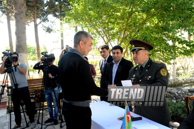 Azerbaijan continues the execution of the decision of the Milli Mejlis ‘On an amnesty on the occasion of the 90th anniversary of the national leader Heydar Aliyev’. Baku, Azerbaijan, May 21, 2013