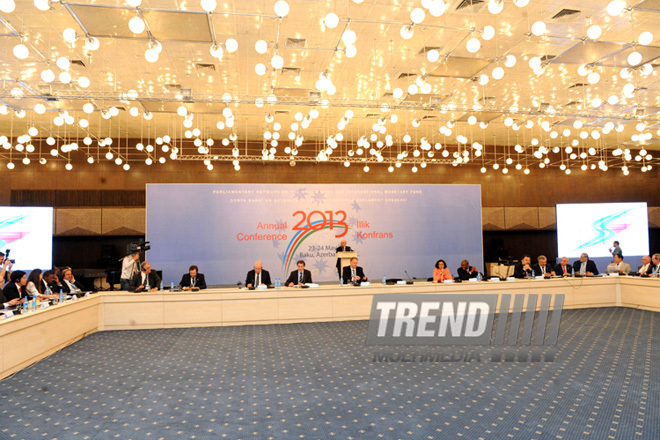 The Conference of the WB and IMF Parliamentary Network. Baku, Azerbaijan, May 23, 2013 