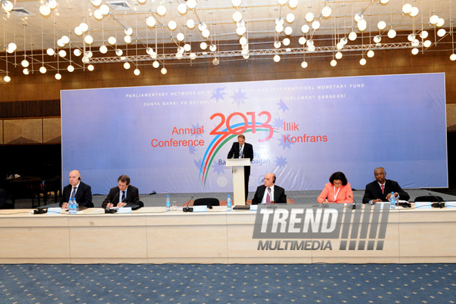 The Conference of the WB and IMF Parliamentary Network. Baku, Azerbaijan, May 23, 2013 