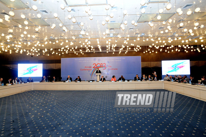 The Conference of the WB and IMF Parliamentary Network. Baku, Azerbaijan, May 23, 2013 