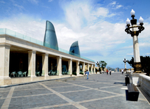 Bakının Dağüstü parkı. Azərbaycan, 28 may 2013