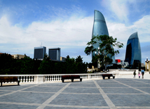 Bakının Dağüstü parkı. Azərbaycan, 28 may 2013