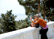 Bakının Dağüstü parkı. Azərbaycan, 28 may 2013