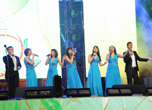 Baku hosts concert and firework celebrations on the occasion of the Day of Republic. Baku, Azerbaijan, May 28, 2013 