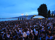 Baku hosts concert and firework celebrations on the occasion of the Day of Republic. Baku, Azerbaijan, May 28, 2013 