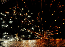 Baku hosts concert and firework celebrations on the occasion of the Day of Republic. Baku, Azerbaijan, May 28, 2013 