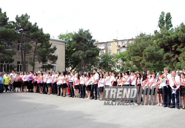 Last bell. Baku, Azerbaijan, May 31, 2013