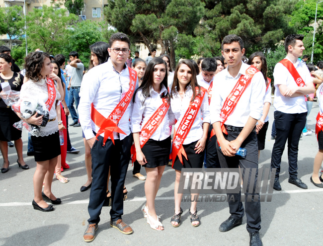 Last bell. Baku, Azerbaijan, May 31, 2013