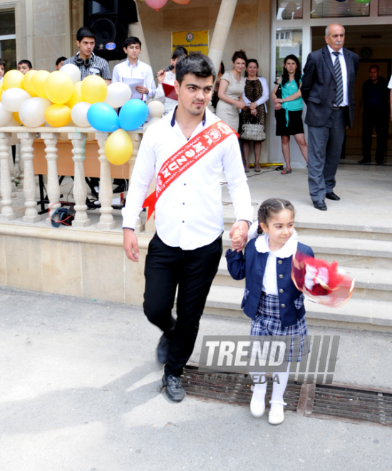 Last bell. Baku, Azerbaijan, May 31, 2013