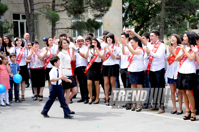 Last bell. Baku, Azerbaijan, May 31, 2013