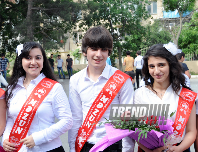 Last bell. Baku, Azerbaijan, May 31, 2013