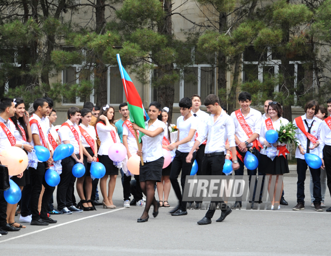 Last bell. Baku, Azerbaijan, May 31, 2013