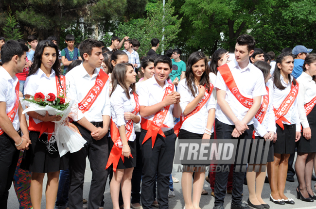 Last bell. Baku, Azerbaijan, May 31, 2013