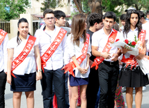 Last bell. Baku, Azerbaijan, May 31, 2013