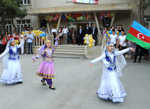 Last bell - a favorite holiday of schoolchildren. Baku, Azerbaijan, May 31, 2013