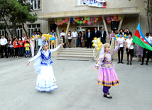 Last bell - a favorite holiday of schoolchildren. Baku, Azerbaijan, May 31, 2013