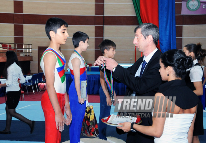 İdman gimnastikası üzrə Azərbaycanın ən güclüləri müəyyənləşdi. Bakı, Azərbaycan, 07 iyun 2013