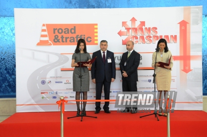 TransCaspian 2013 and Road Traffic 2013. Baku, Azerbaijan, June 13, 2013 