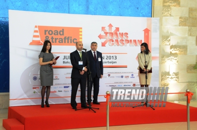 TransCaspian 2013 and Road Traffic 2013. Baku, Azerbaijan, June 13, 2013 