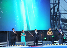 Baku holds concert and fireworks in honor of  National Salvation Day. Azerbaijan, June 15, 2013