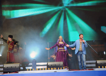 Baku holds concert and fireworks in honor of  National Salvation Day. Azerbaijan, June 15, 2013