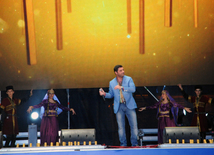 Baku holds concert and fireworks in honor of  National Salvation Day. Azerbaijan, June 15, 2013