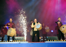 Baku holds concert and fireworks in honor of  National Salvation Day. Azerbaijan, June 15, 2013