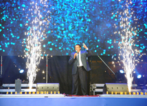 Baku holds concert and fireworks in honor of  National Salvation Day. Azerbaijan, June 15, 2013