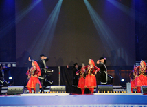 Baku holds concert and fireworks in honor of  National Salvation Day. Azerbaijan, June 15, 2013