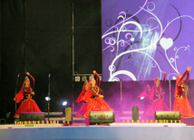 Baku holds concert and fireworks in honor of  National Salvation Day. Azerbaijan, June 15, 2013