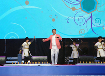 Baku holds concert and fireworks in honor of  National Salvation Day. Azerbaijan, June 15, 2013