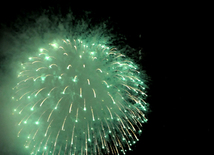 Baku holds concert and fireworks in honor of  National Salvation Day. Azerbaijan, June 15, 2013